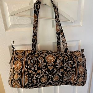 Vera Bradley Cafe Latte small duffle bag.
